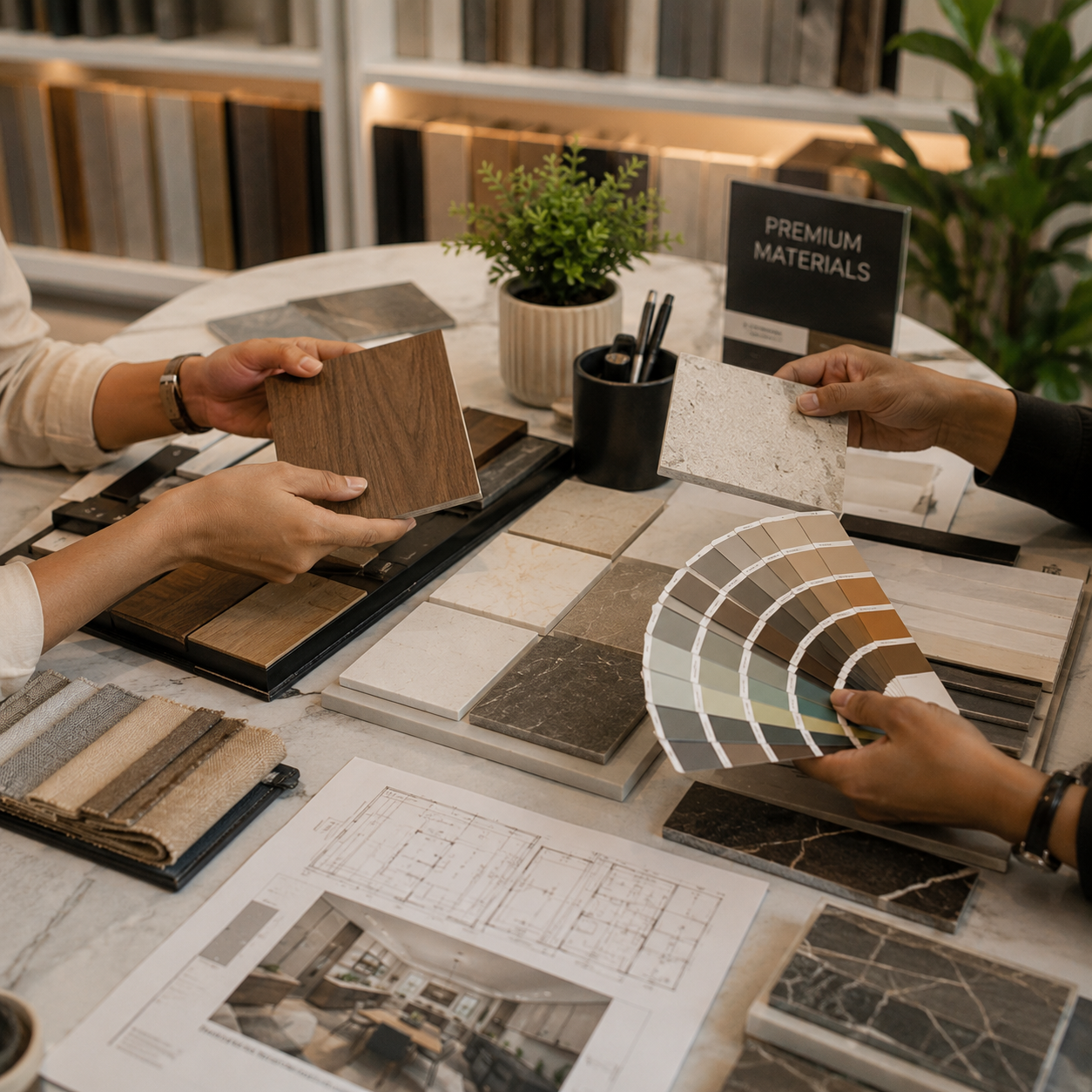 Material & Furniture Selection